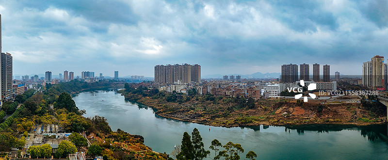 来宾市 兴宾区 盘古大道 平西村 城市图片素材