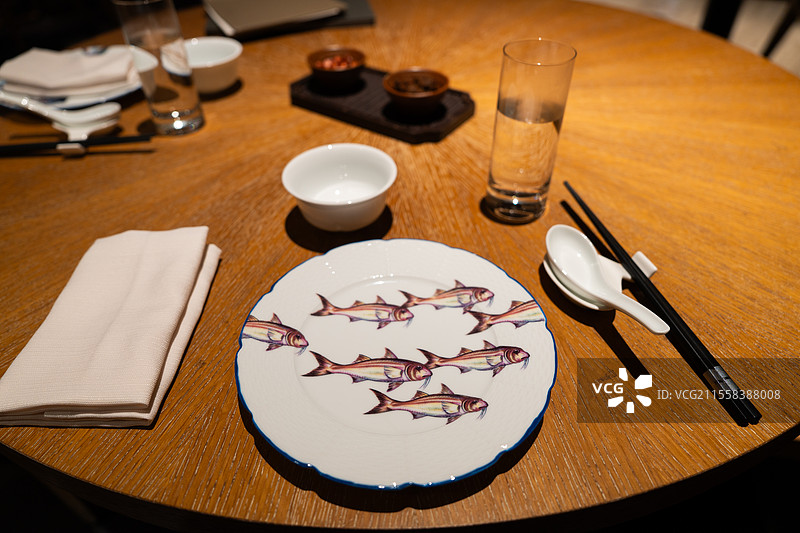 宁波-柏悦酒店-钱湖渔港-餐具图片素材