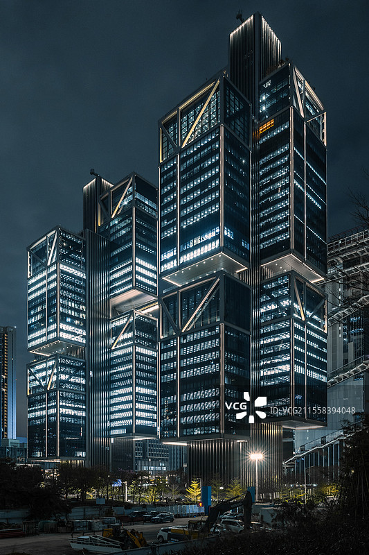 深圳万科云城建筑照图片素材