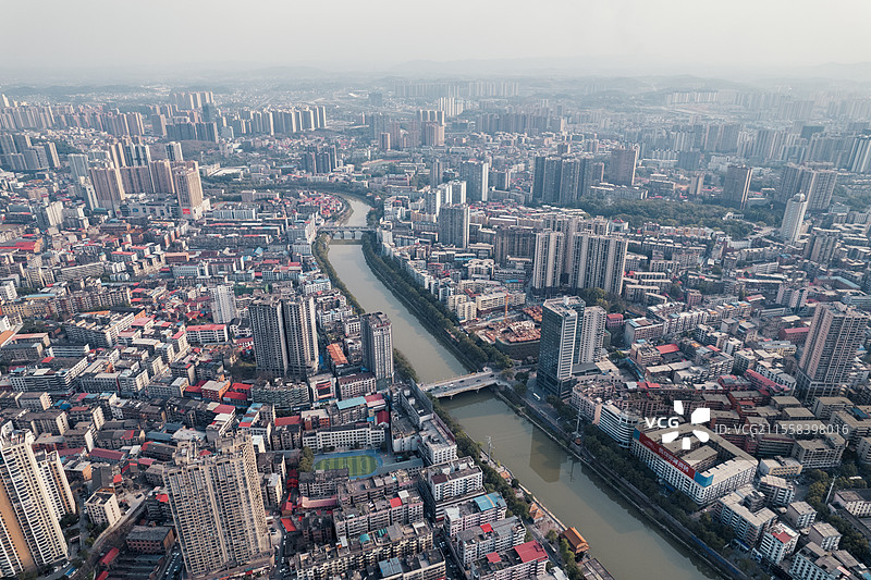 湖南省邵阳市北塔区航拍照片图片素材