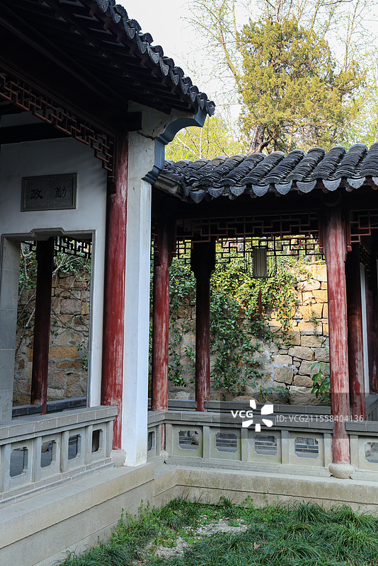 苏州天平山范文正公忠烈庙及天平山庄风光建筑组图图片素材