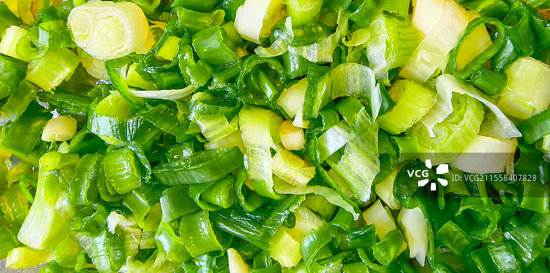 切碎的葱花调料图片素材