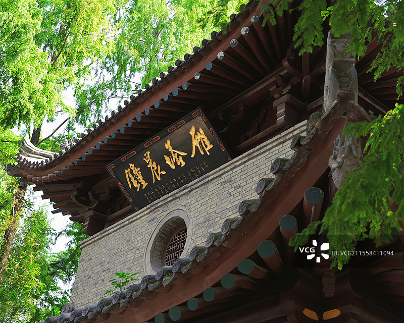 西安小雁塔图片素材