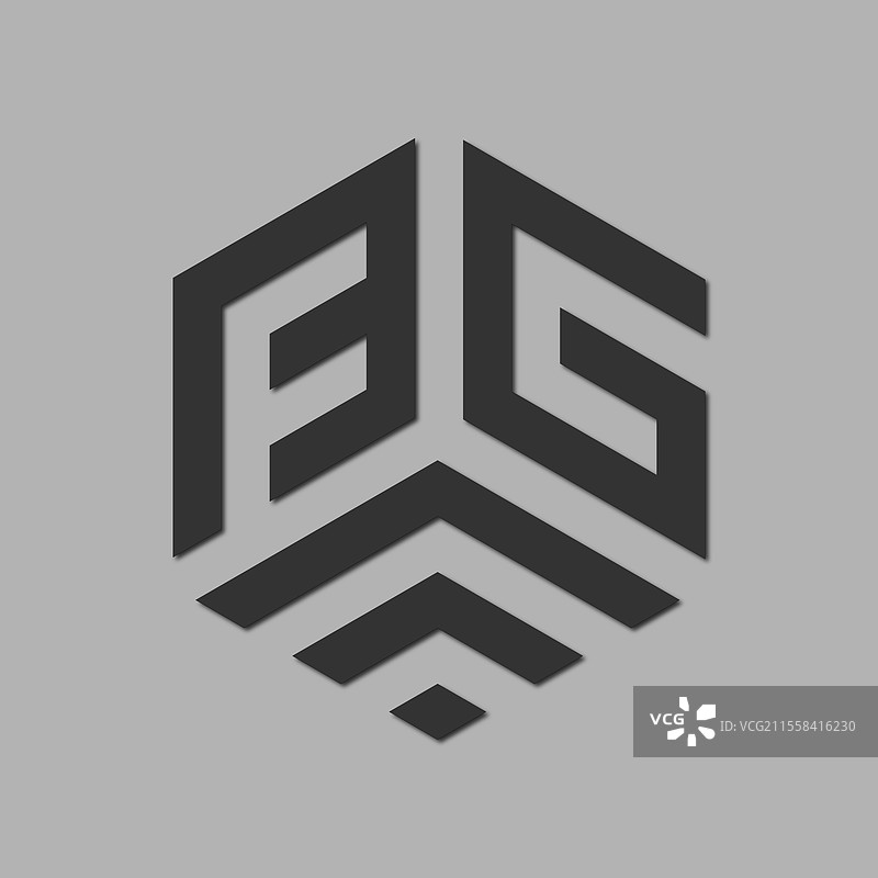 现代彩色全景线条logo设计图片素材