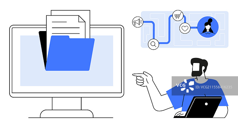 数字协作，展示在线文档图片素材