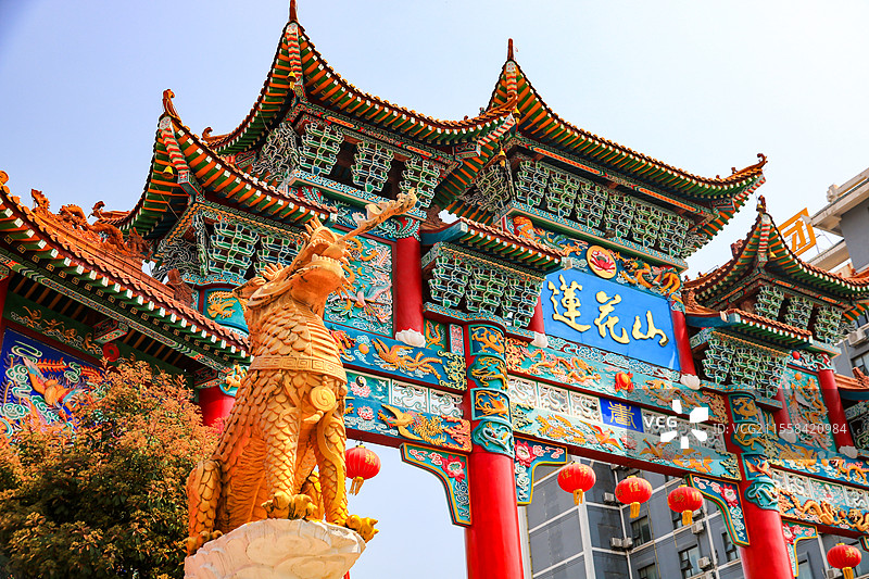 湖北鄂州莲花山风景旅游区图片素材