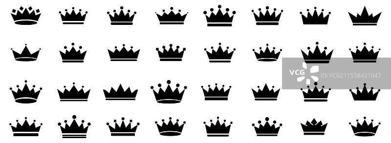 大集合高质量的皇冠图标套件图片素材