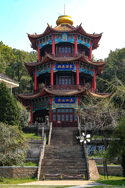 湖北鄂州莲花山风景旅游区图片素材