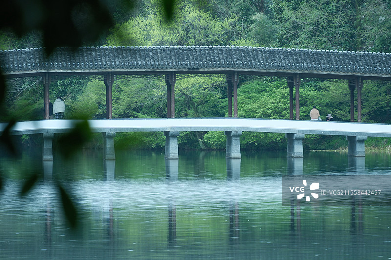 烟雨西湖组图图片素材