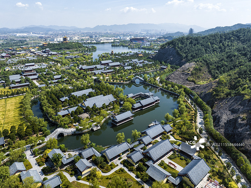 横店圆明新园图片素材