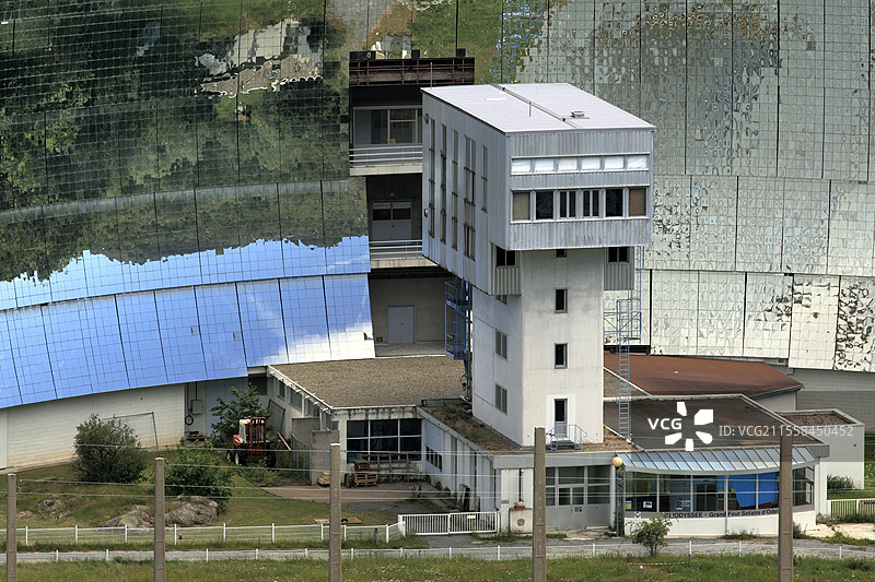 法国奥代伊洛太阳能炉图片素材