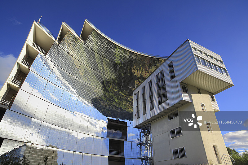 法国奥代伊洛太阳能炉图片素材