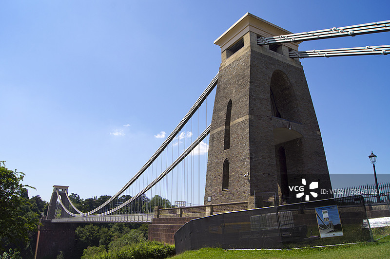 克利夫顿悬索桥，布里斯托，英国图片素材