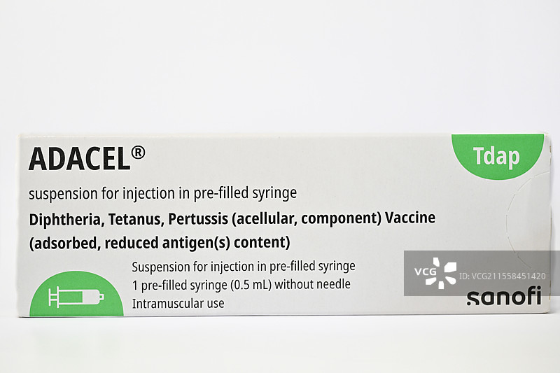 预防百日咳的Adacel疫苗图片素材