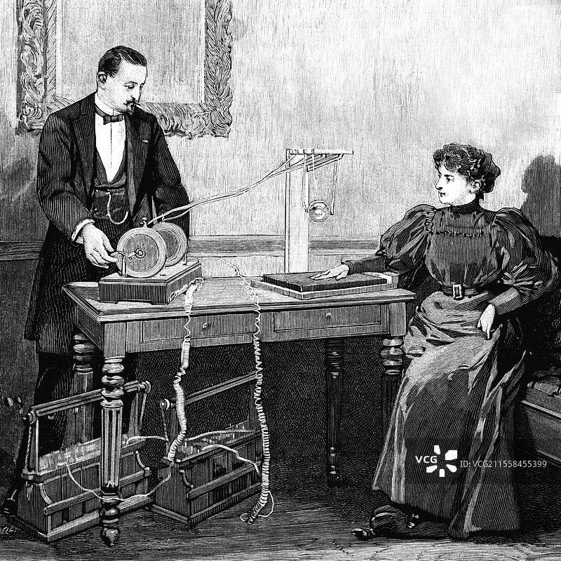 19世纪早期的X光插图图片素材