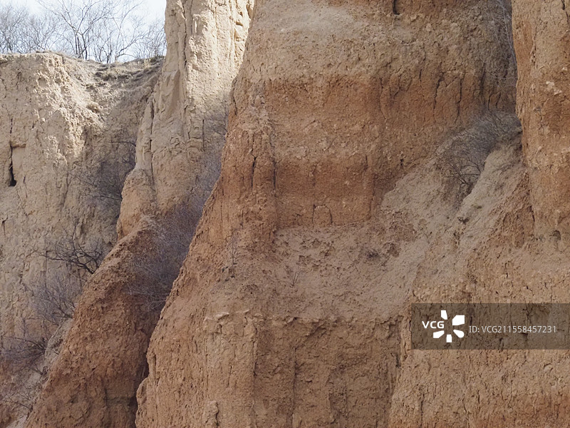 山西晋中黄土高原自然风光图片素材