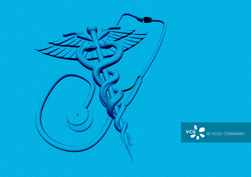 医疗保健，概念插图图片素材