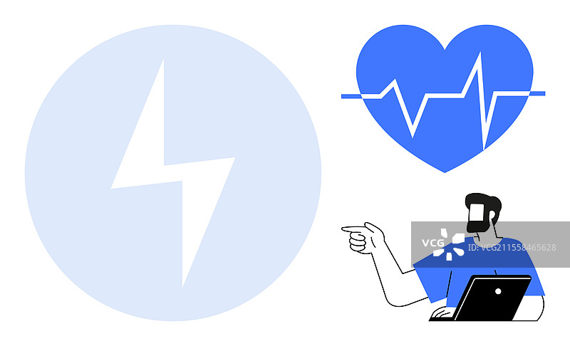 探索能量与心灵之间的联系图片素材