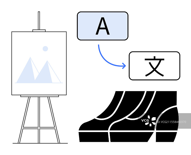 翻译过程与语言图片素材