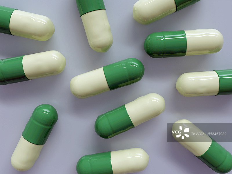 氟西汀抗抑郁胶囊插图图片素材