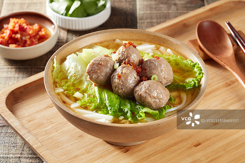 牛肉丸粿条图片素材