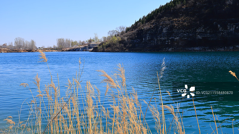 北京的翡翠湖图片素材