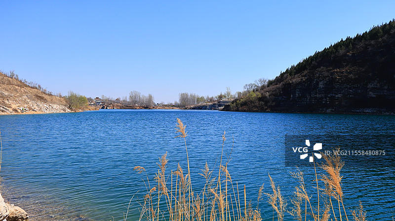 北京的翡翠湖图片素材