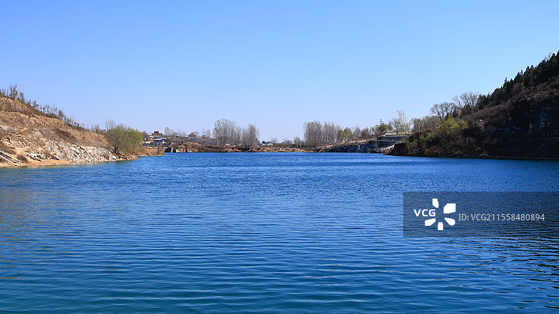 北京的翡翠湖图片素材