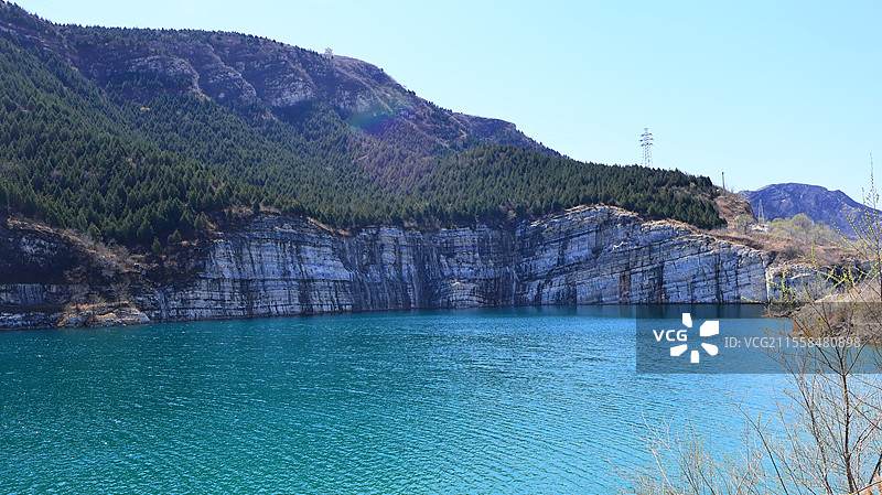 北京的翡翠湖图片素材