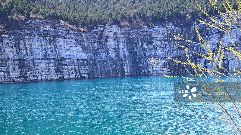 北京的翡翠湖图片素材