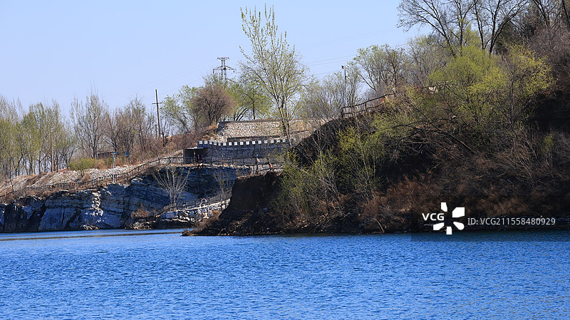 北京的翡翠湖图片素材