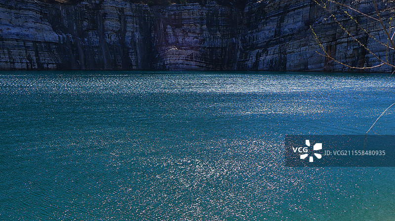 北京的翡翠湖图片素材