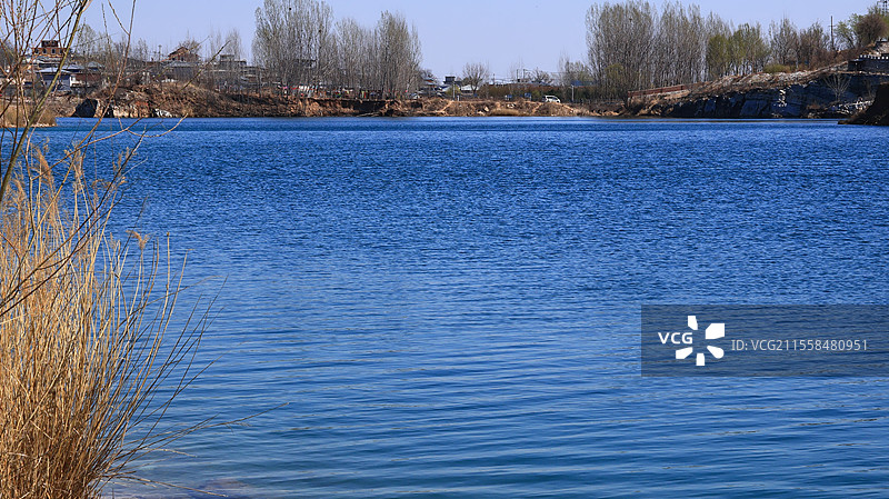 北京的翡翠湖图片素材