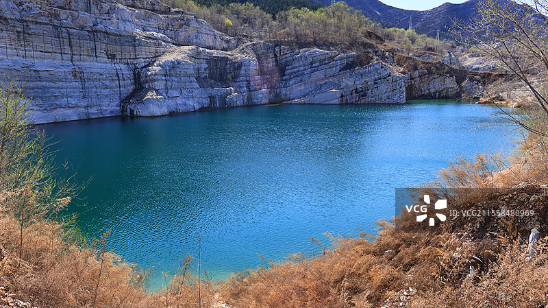 北京的翡翠湖图片素材
