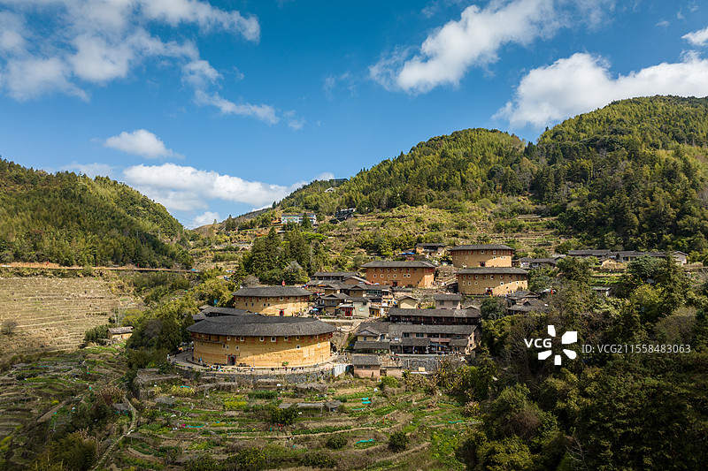 福建南靖土楼土楼图片素材