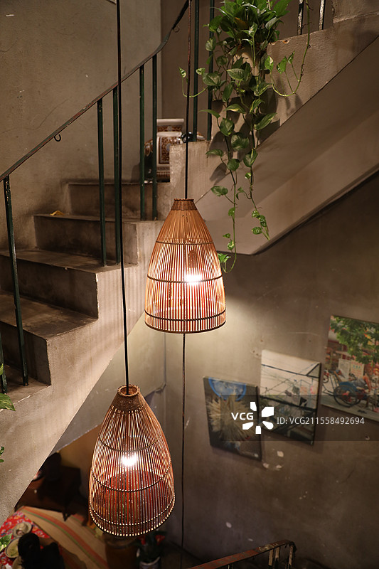 餐厅楼梯转角图片素材