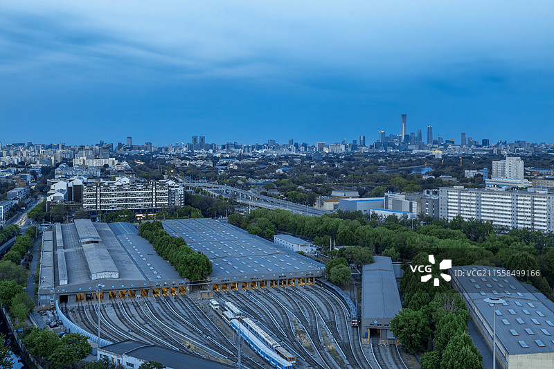 北京北站高铁站，城市建筑，智慧城市，科技城市图片素材