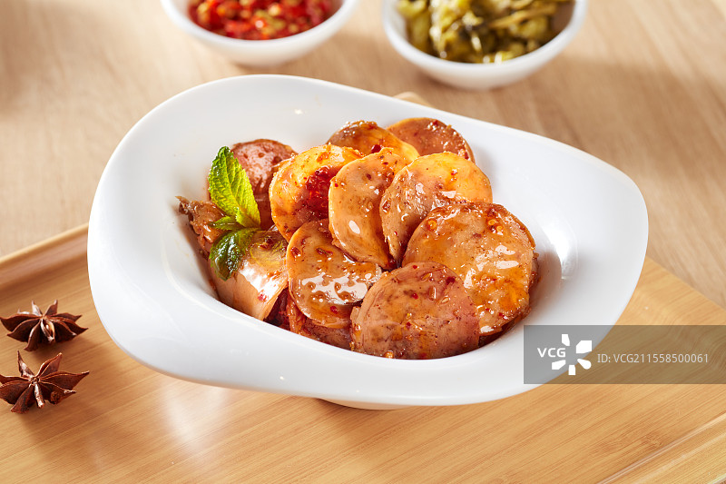 卤肉肠图片素材