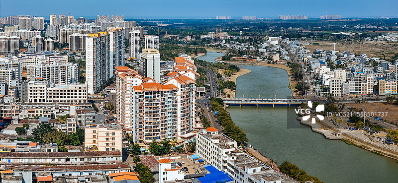 临高县 美营村 解放路 城市 海南图片素材