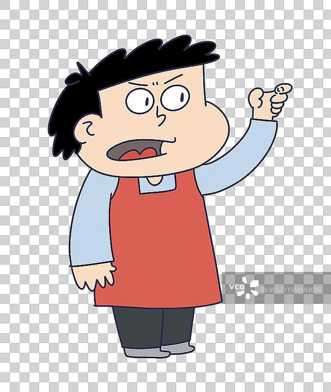 站立伸手敲门的人物图片素材