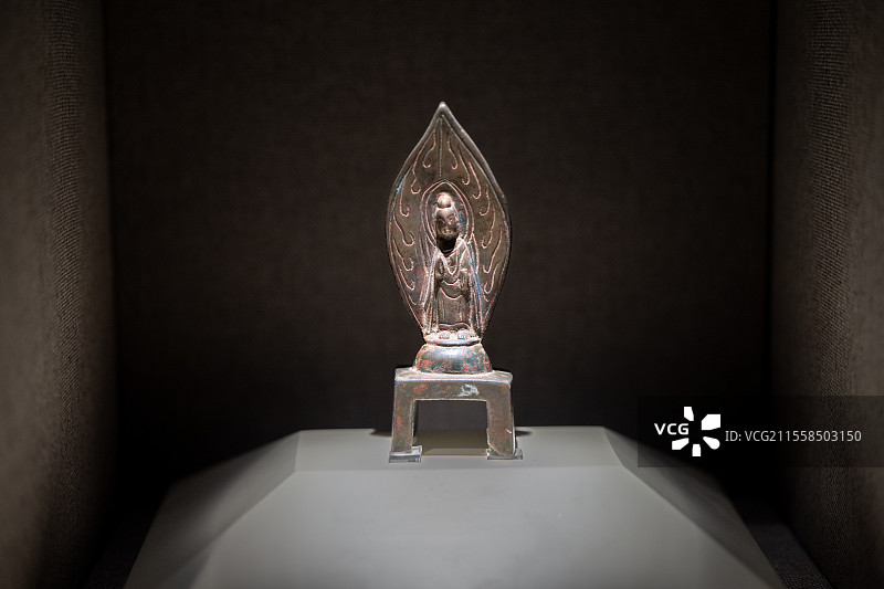 山西博物院-武乡县党城村出上铜造像-佛、菩萨、观世音图片素材