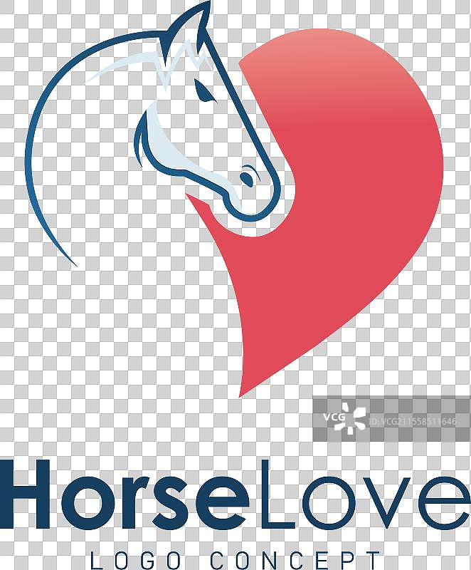 马爱 logo 设计模板 平面风格图片素材