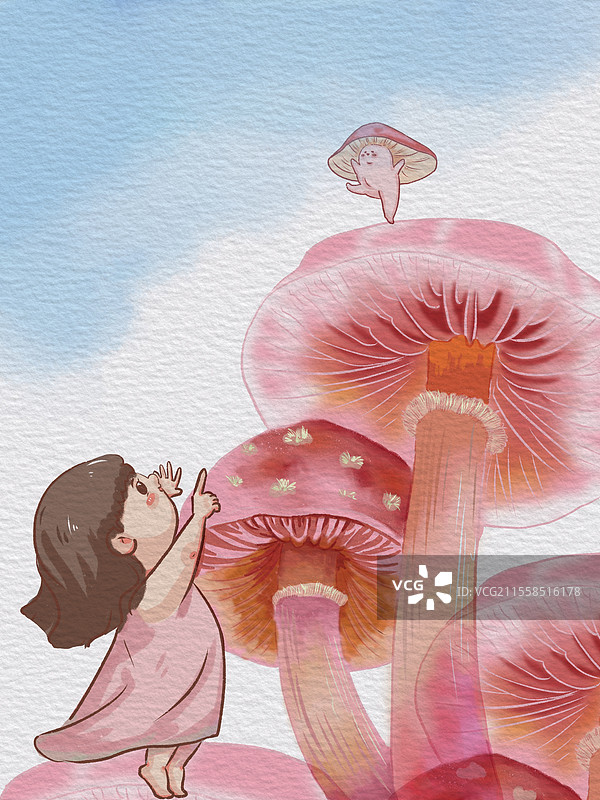 蘑菇小精灵图片素材