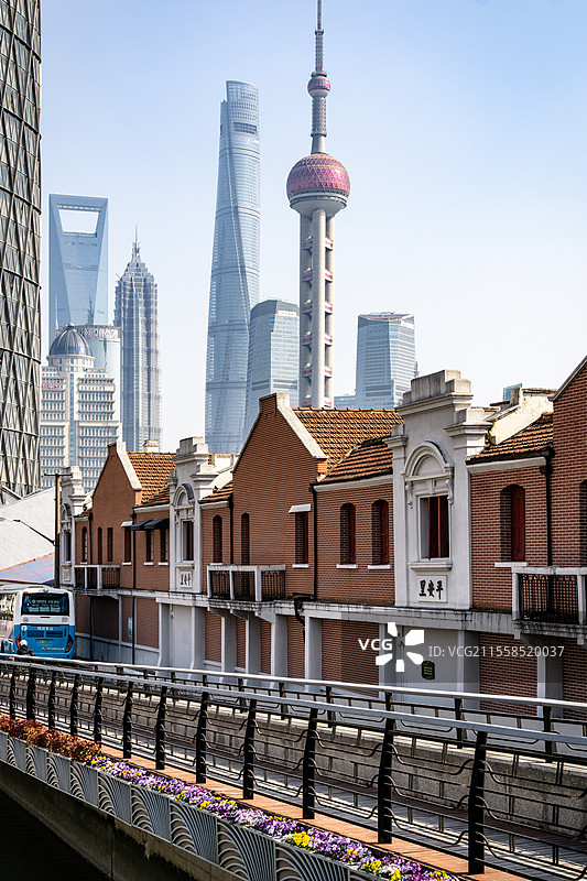 上海平安里图片素材