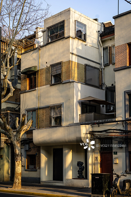 上海 武康路 淮海中路 复兴西路图片素材