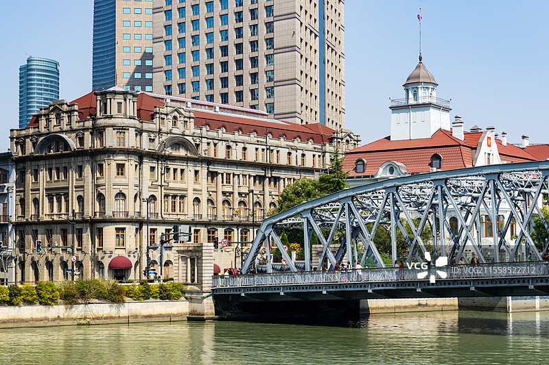 上海 外滩 礼和洋行 万国建筑群 沙美大楼 乍浦路桥 外白渡桥 世界会客厅 北外滩小巨蛋 陆家嘴 东图片素材