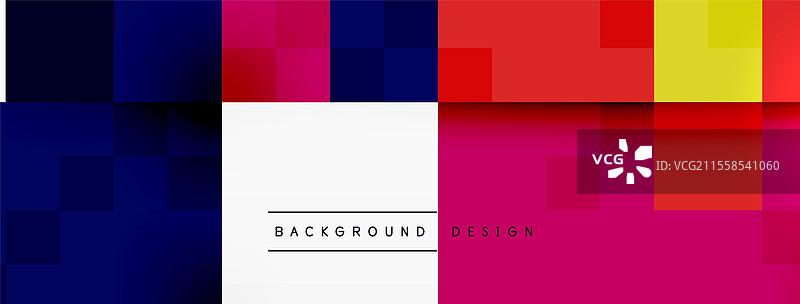 紫色、紫罗兰色和粉色调的多彩方块图片素材