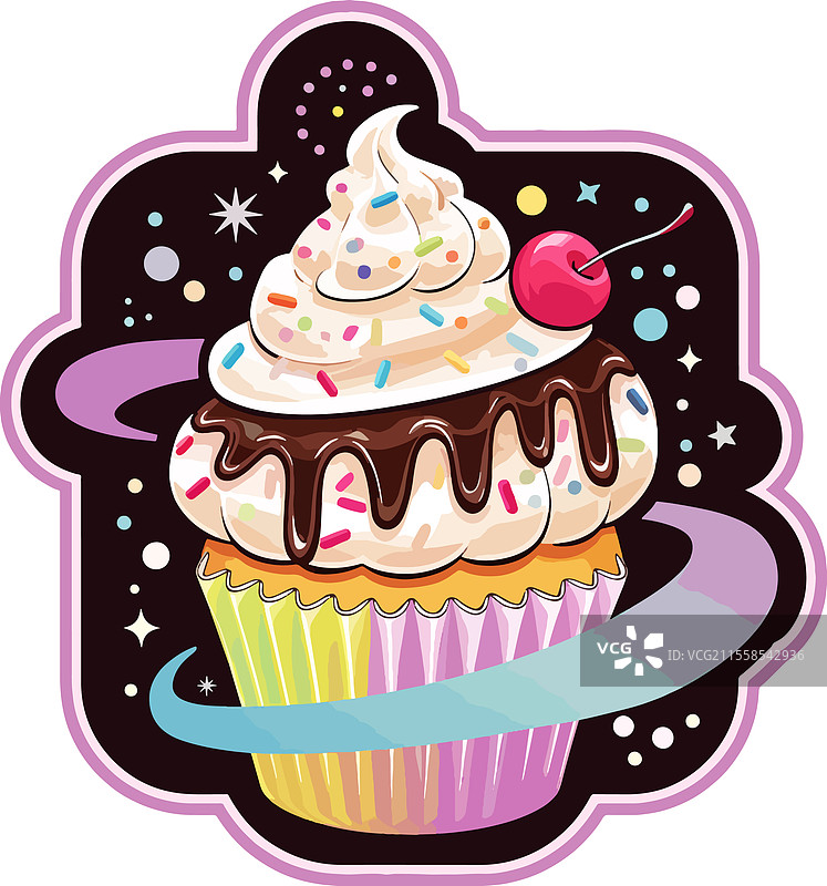 杯子蛋糕设计标志图标图片素材