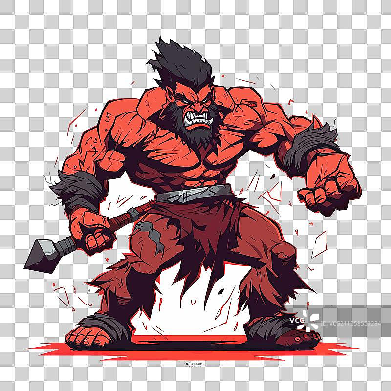 令人畏惧的战士设计图片素材