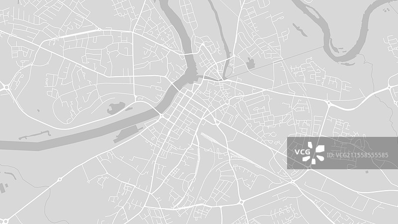 爱尔兰的白色和浅色背景的五行诗地图图片素材